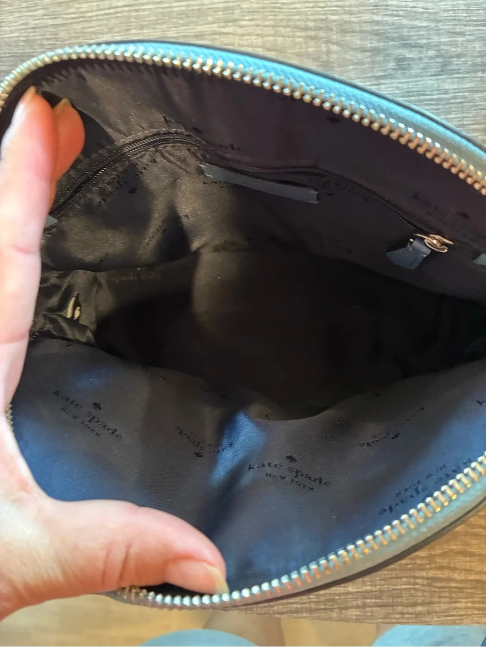 kate spade slate blue dome crossbody